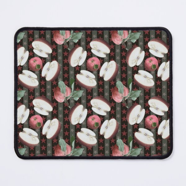 Item preview, More Farm Fresh Apple Halves Radials on Stars & Stripes designed and sold by Digitalmyth's Designs.
