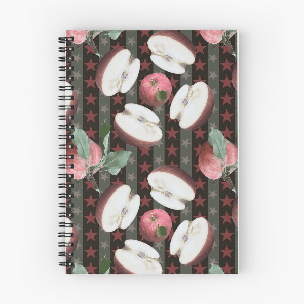 Item preview, More Farm Fresh Apple Halves Radials on Stars & Stripes designed and sold by Digitalmyth's Designs.