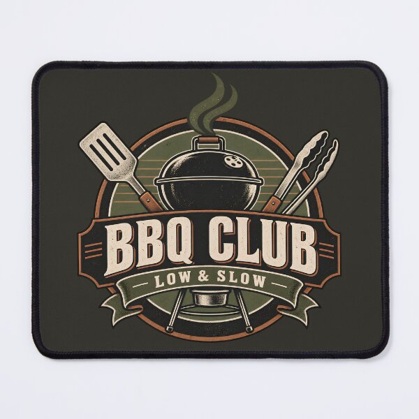 Item preview, Vintage BBQ Club Low And Slow Design designed and sold by Mostafa Studio.
