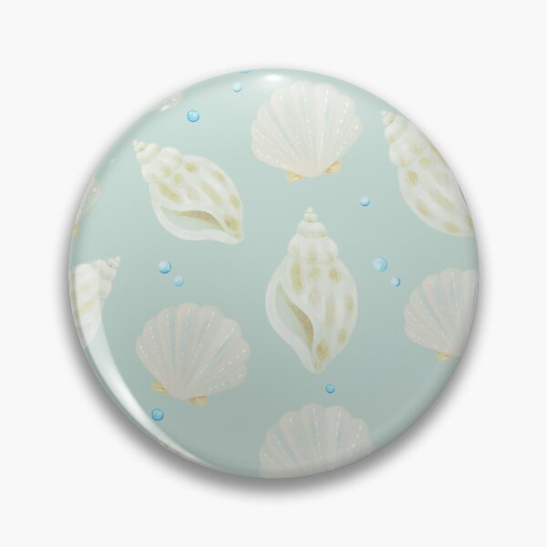 Item preview, Watercolor Seashell Coastal Pattern designed and sold by SheHood.