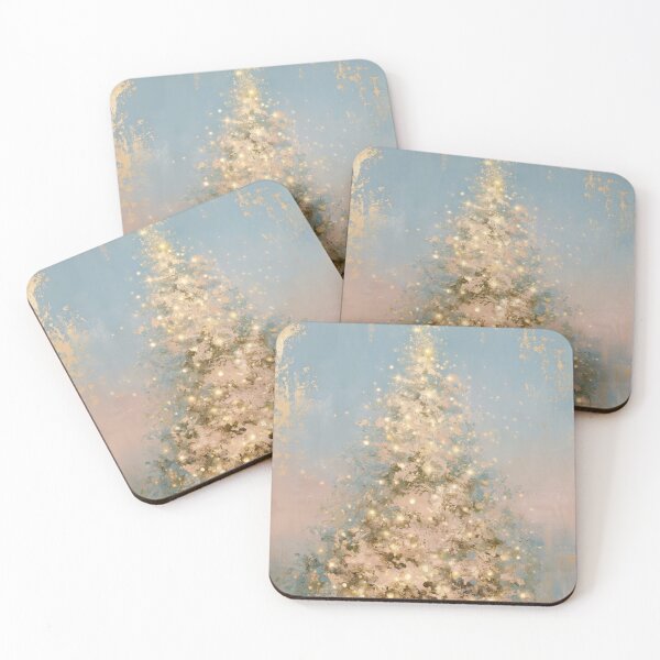 Item preview, Pastel Gilded Christmas Tree card designed and sold by MendaciousMina.