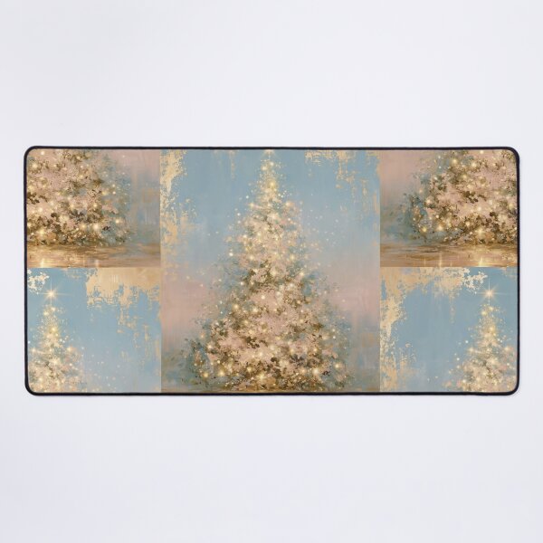 Item preview, Pastel Gilded Christmas Tree card designed and sold by MendaciousMina.