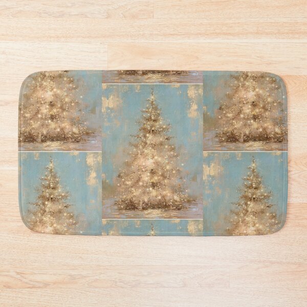 Item preview, Pastel Gilded Christmas Tree card designed and sold by MendaciousMina.
