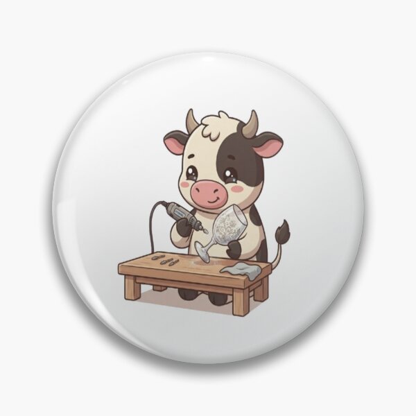 Item preview, Cute Cow Engraving Glass Goblet designed and sold by Ella_Sketch.