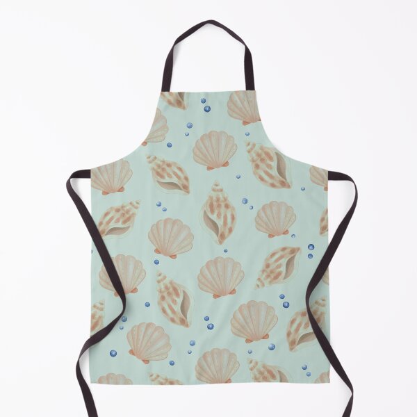Item preview, Watercolor Seashell Coastal Pattern designed and sold by SheHood.
