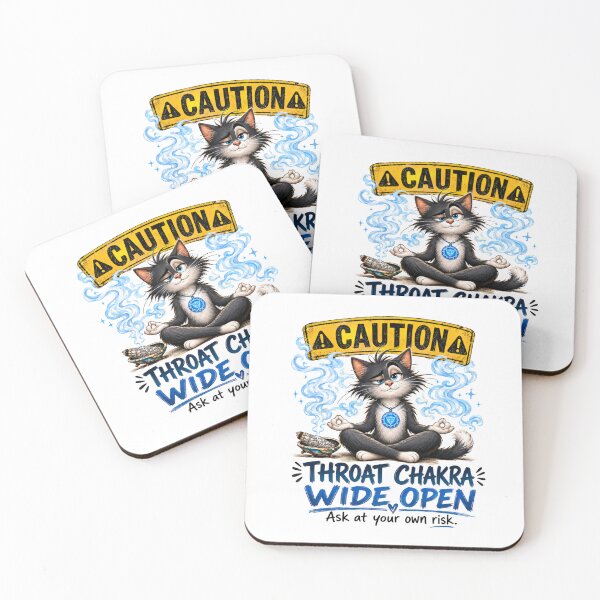 Item preview, Throat Chakra Wide Open – Funny Chakra Energy Healing Spiritual Humor designed and sold by 11-Designs.