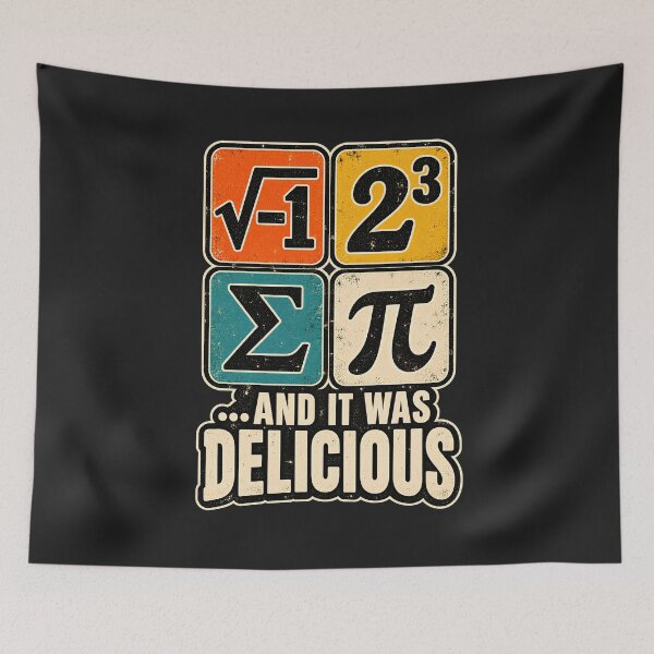 Item preview, Funny Math Teacher Pi day STEM Shirt, Geeky Graphic Tee TShirt And It Was Delicious Shirt, Math Nerd Food Pun Tee, Mathematics Teacher Gift,  designed and sold by greatmar1.