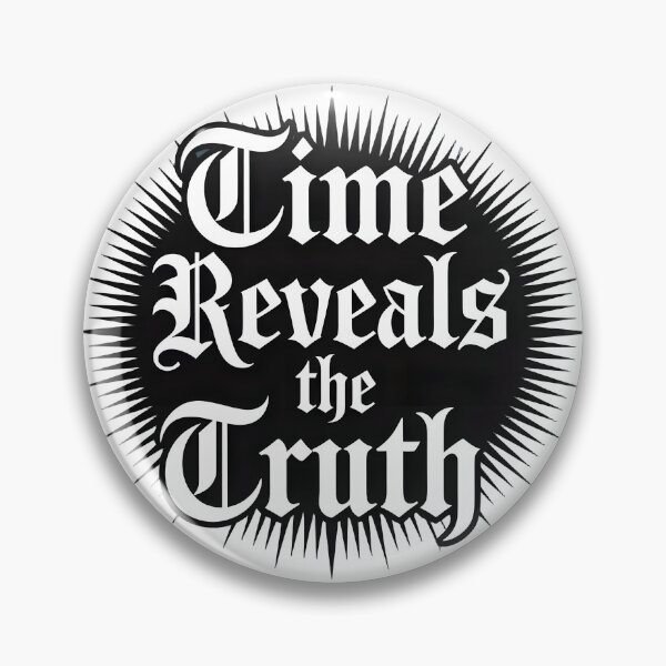 Item preview, Time Reveals The Truth - Gothic Typography Quote designed and sold by ART BOND.