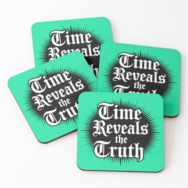 Item preview, Time Reveals The Truth - Gothic Typography Quote designed and sold by ART BOND.