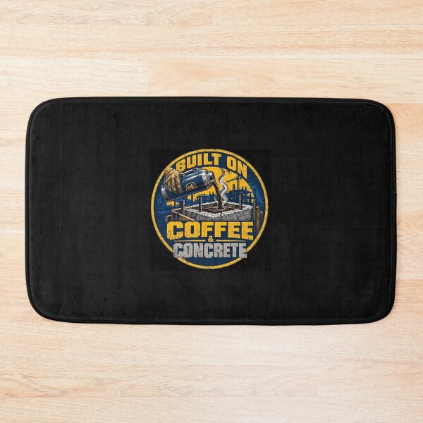 Item preview, Built On Coffee Concrete Construction Trade Shirt designed and sold by StudioBilly3000.