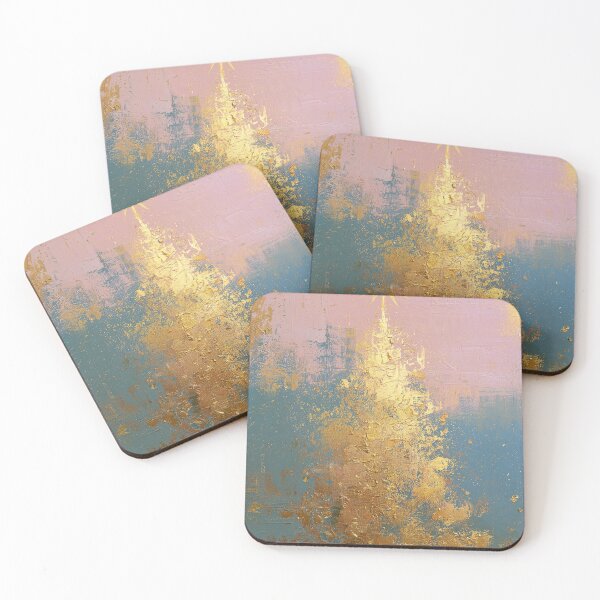 Item preview, Pastel Gilded Christmas Tree card designed and sold by MendaciousMina.