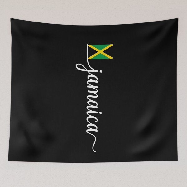 Aperçu de l'œuvre Voyage en Jamaïque vintage, vacances, drapeau jamaïcain créée et vendue par RastaColors.