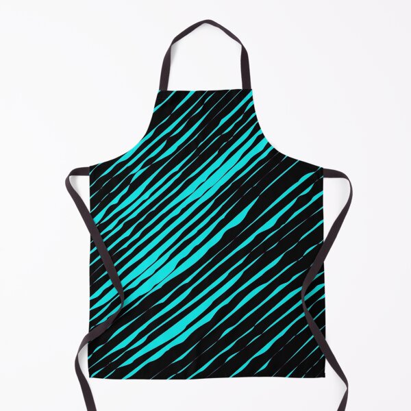 Item preview, Black and Light Blue Slanted Organic Stripe Pattern | Dark Minimal Alt Aesthetic with sky blue | Dark Feminine Y2K with light blue designed and sold by dfly-creations.