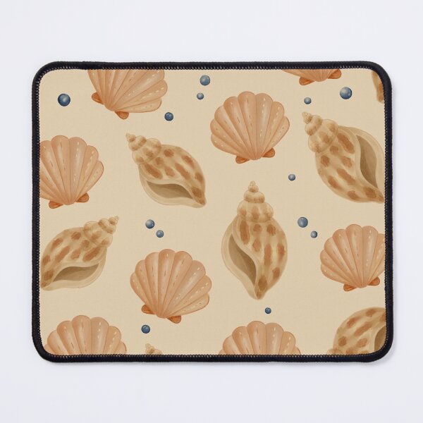 Item preview, Watercolor Seashell Coastal Pattern designed and sold by SheHood.