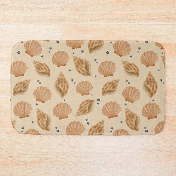 Item preview, Watercolor Seashell Coastal Pattern designed and sold by SheHood.