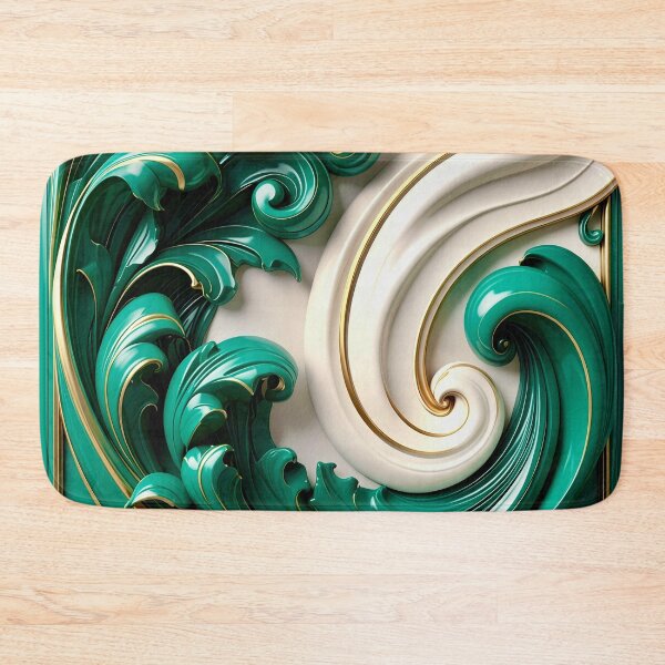 Item preview, Sculptural Jade with Gold Enamel designed and sold by Vicky Brago-Mitchell®.