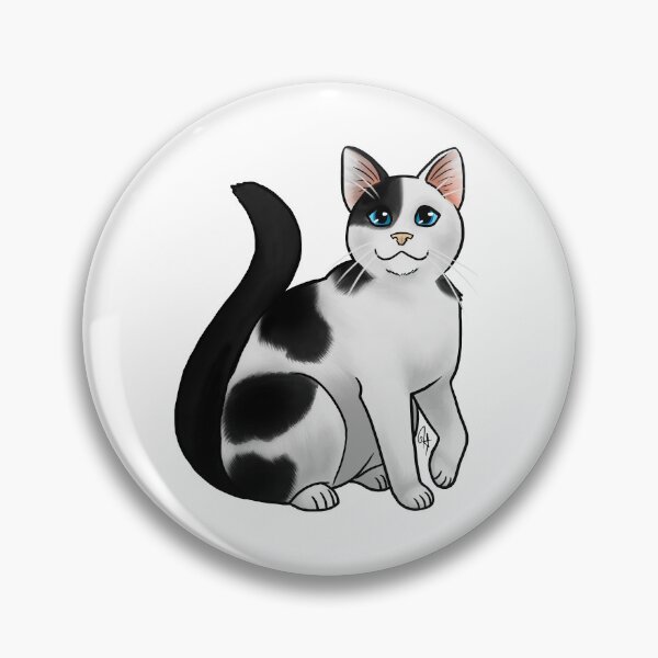 Item preview, Cat - Korean Street Cat - Black and White designed and sold by Jennifer Stolzer.