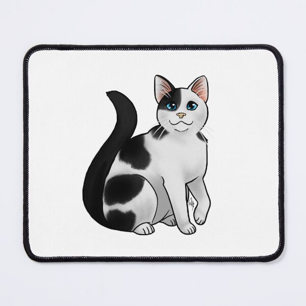 Item preview, Cat - Korean Street Cat - Black and White designed and sold by Jennifer Stolzer.