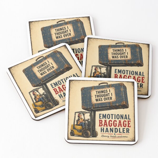 Item preview, Emotional Baggage Handler – Things I Thought I Was Over Funny Healing Humor designed and sold by 11-Designs.