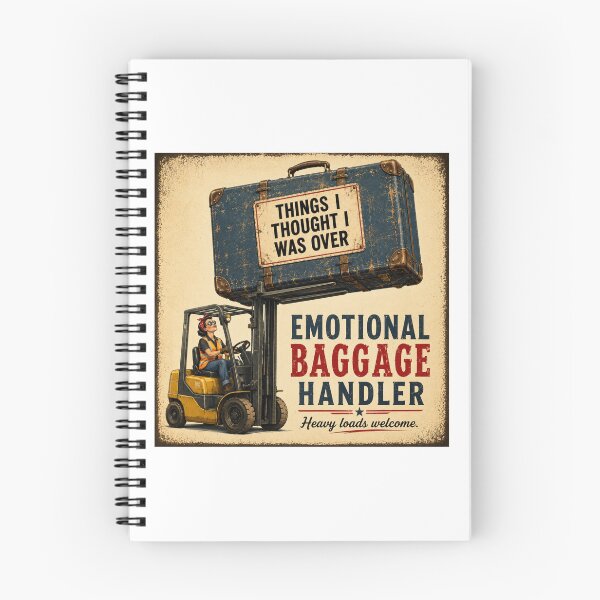 Item preview, Emotional Baggage Handler – Things I Thought I Was Over Funny Healing Humor designed and sold by 11-Designs.