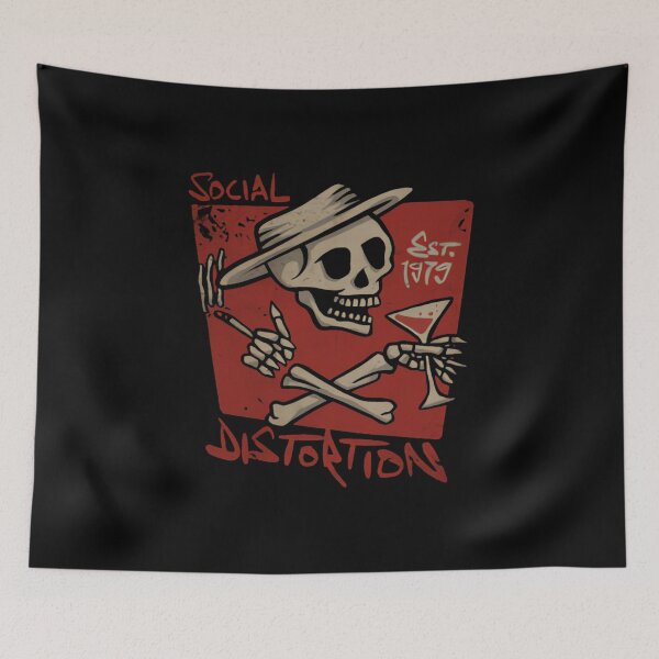 Item preview, Social Distortion Skelly Circle Punk designed and sold by RawVista.