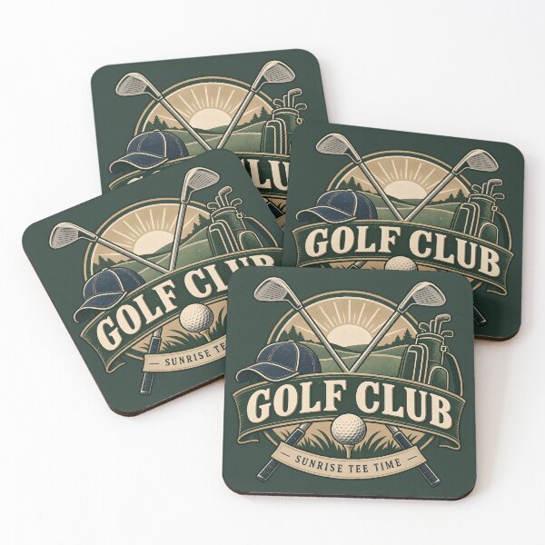 Item preview, Vintage Golf Club Sunrise Tee Design designed and sold by Mostafa Studio.