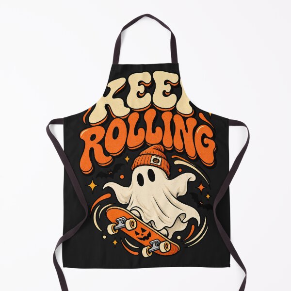 Item preview, Funny Ghost Skateboard Tee, Retro Spooky Skateboarding ShirtKeep Rolling Halloween Shirt, Cute Halloween Ghost Gift, Skater TShirt designed and sold by greatmar1.