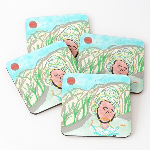 Item preview, Serene Landscape with Meditative Figure designed and sold by TomatiLove.