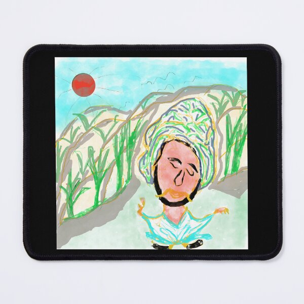 Item preview, Serene Landscape with Meditative Figure designed and sold by TomatiLove.