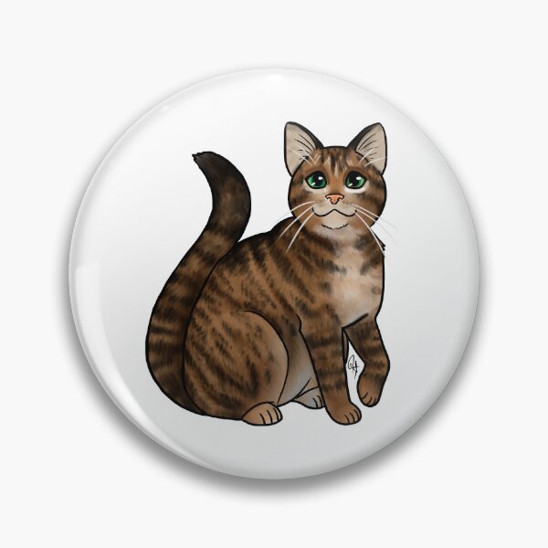 Item preview, Cat - Korean Street Cat - Brown Tabby designed and sold by Jennifer Stolzer.