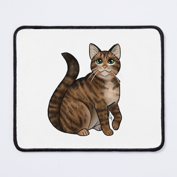 Item preview, Cat - Korean Street Cat - Brown Tabby designed and sold by Jennifer Stolzer.