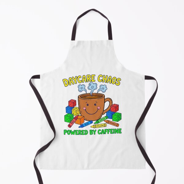 Item preview, Daycare Chaos Powered By Caffeine Funny Preschool Teacher Coffee T-Shirt designed and sold by ismai6.