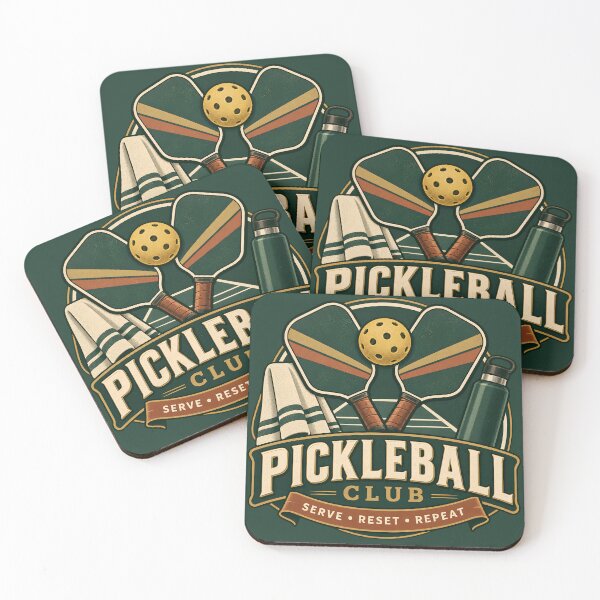 Item preview, Vintage Pickleball Club Retro Sports Design designed and sold by Mostafa Studio.