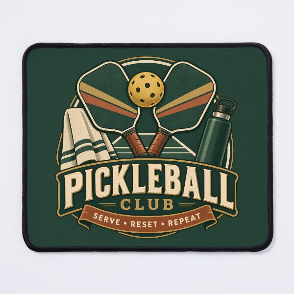 Item preview, Vintage Pickleball Club Retro Sports Design designed and sold by Mostafa Studio.