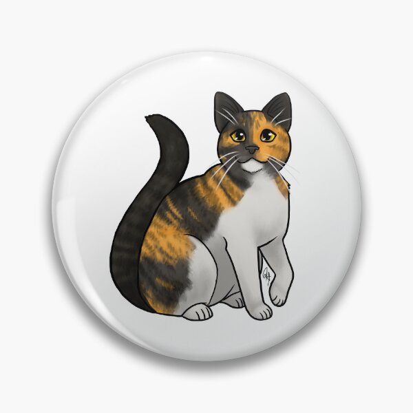 Item preview, Cat - Korean Street Cat - Calico Tabby designed and sold by Jennifer Stolzer.