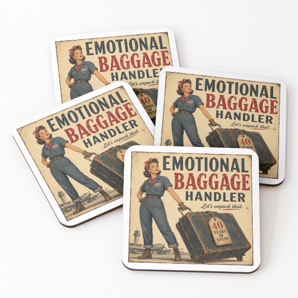 Item preview, Emotional Baggage Handler – Let’s Unpack That Funny Therapy & Healing Humor designed and sold by 11-Designs.