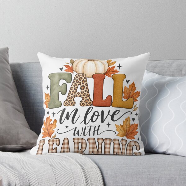 Item preview, Fall in Love with Learning Fall Teacher Autumn Teacher Back to School Teacher designed and sold by VGAfanatic.
