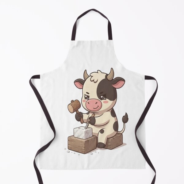 Item preview, Cute Cow Sculpting Stone Block designed and sold by Ella_Sketch.