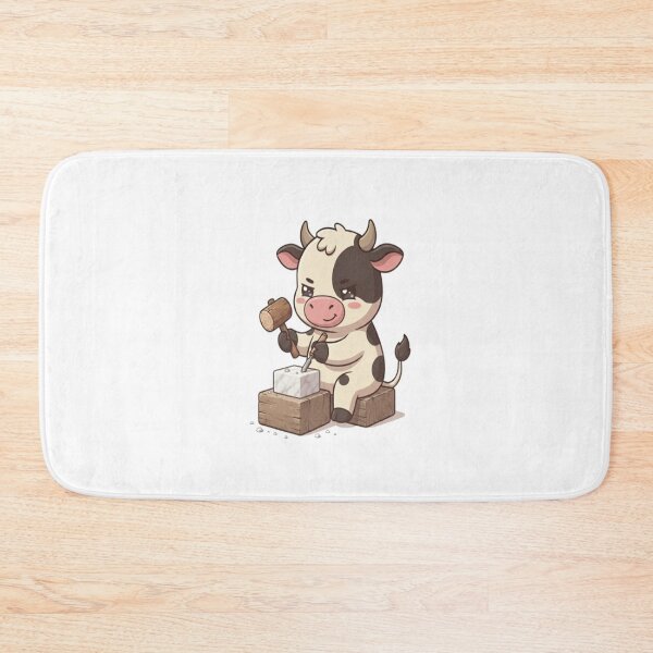 Item preview, Cute Cow Sculpting Stone Block designed and sold by Ella_Sketch.