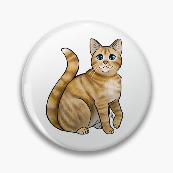 Item preview, Cat - Korean Street Cat - Orange Tabby designed and sold by Jennifer Stolzer.