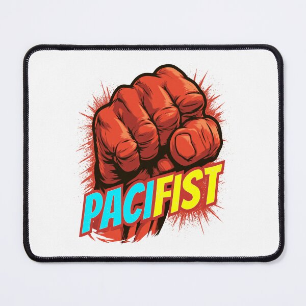 Item preview, PaciFIST – Peace, But Make It Angry | Ironic Protest & Anti-Violence Humor designed and sold by Ignorant-Artist.