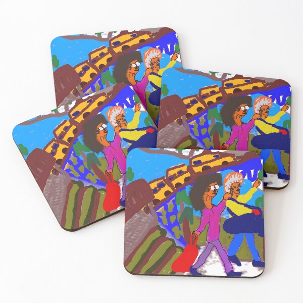 Item preview, Vibrant Colorful Journey with Friends designed and sold by TomatiLove.