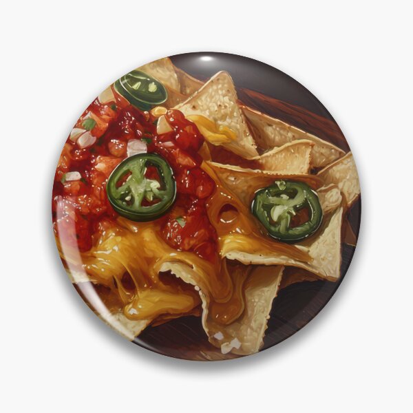 Item preview, Loaded Nachos with Melted Cheese, Salsa and Jalapeños designed and sold by Shannon Hilson.