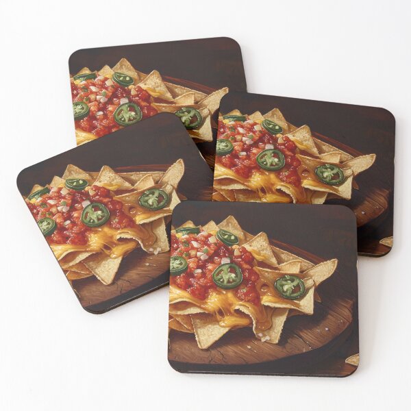 Item preview, Loaded Nachos with Melted Cheese, Salsa and Jalapeños designed and sold by Shannon Hilson.