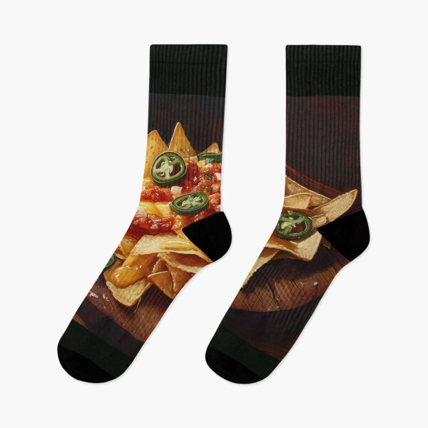 Item preview, Loaded Nachos with Melted Cheese, Salsa and Jalapeños designed and sold by Shannon Hilson.