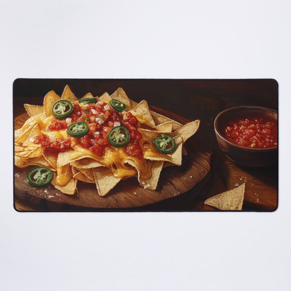 Item preview, Loaded Nachos with Melted Cheese, Salsa and Jalapeños designed and sold by Shannon Hilson.