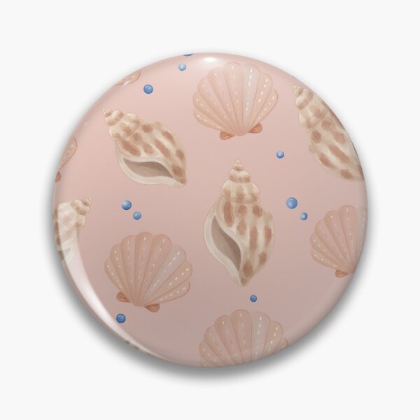 Item preview, Watercolor Seashell Coastal Pattern designed and sold by SheHood.