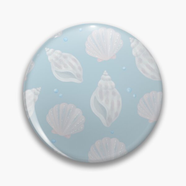 Item preview, Watercolor Seashell Coastal Pattern designed and sold by SheHood.