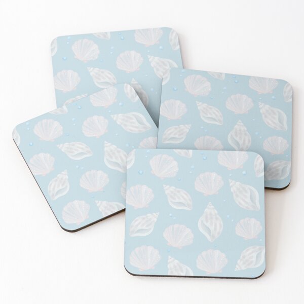 Item preview, Watercolor Seashell Coastal Pattern designed and sold by SheHood.