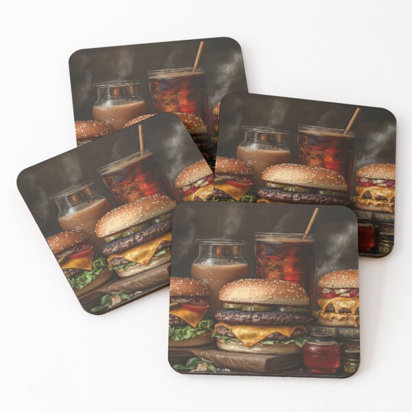 Item preview, Cheeseburger Feast with Fries, Soda, and Condiments designed and sold by Shannon Hilson.